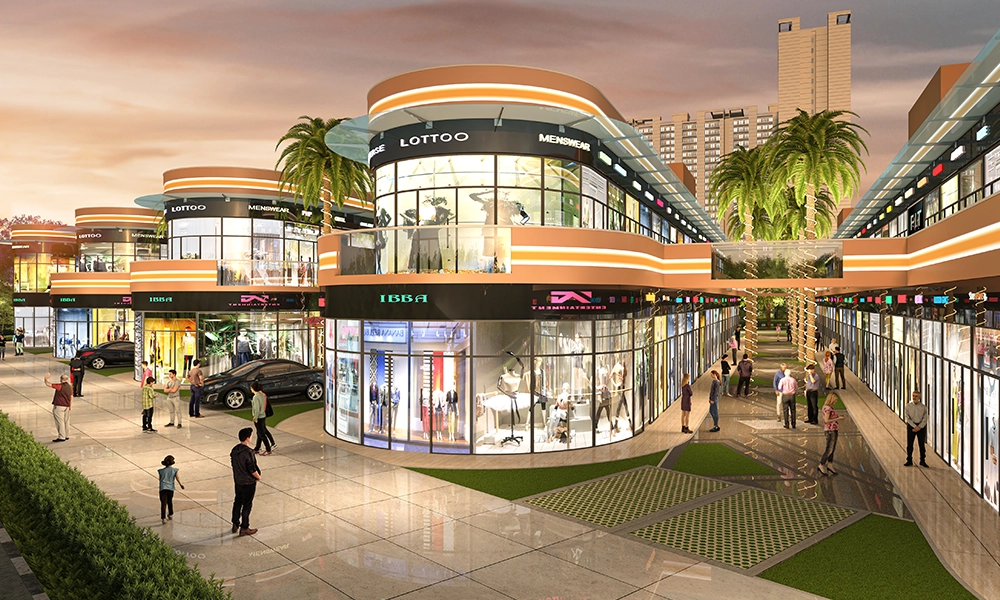 Swarnim, Sector 22 Rewari β retail frontage (artistic impression)